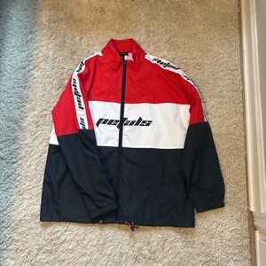 Zumiez Red, White, and Black Bomber Jacket
